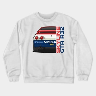 Nissan Skyline GTR R-32 Bathrust Livery A Crewneck Sweatshirt